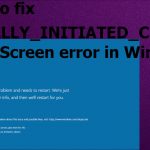Manually initiated crash fix