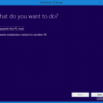 Media creation tool error