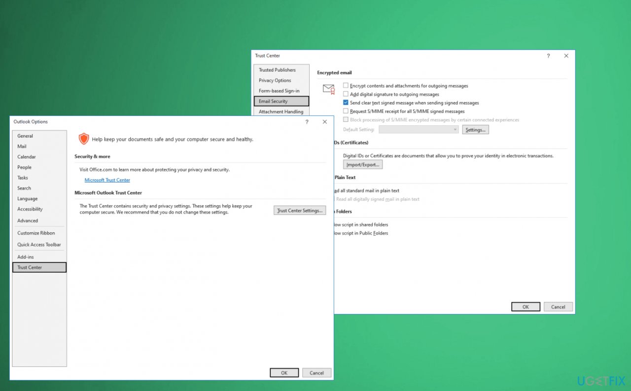 Microsoft outlook cannot sign or encrypt this message trust Microsoft outlook cannot sign or encrypt this message trust
