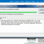 Microsoft outlook error 0x800ccc92