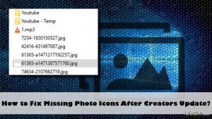 Missing photo icons