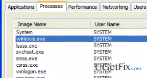 Missing wintool exe error