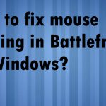 Mouse lagging battlefront fix