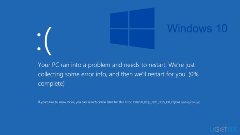 How to Fix Ndistpr64.sys BSOD Error?