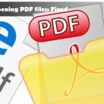 No pdf on edge