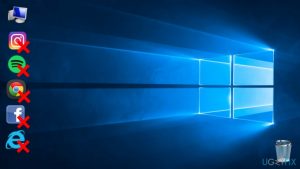 Non responsive desktop shortcuts