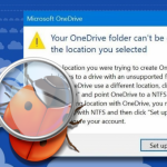 One drive error