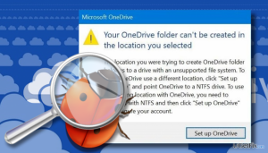 One drive error