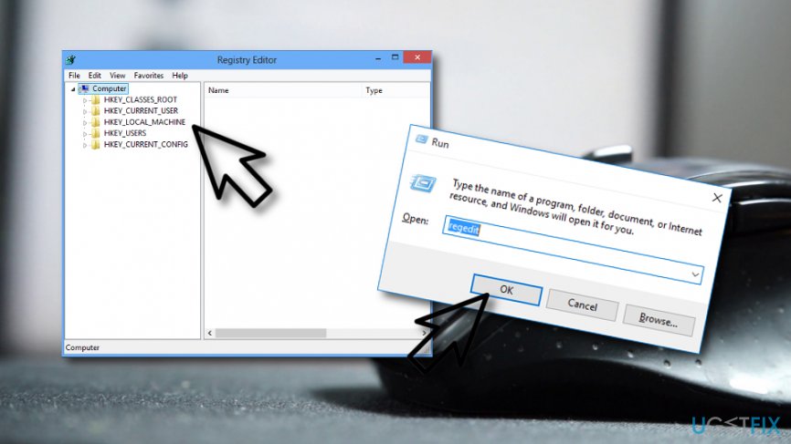 Fix Socket Error 10060 on Windows by opening the Registry Editor