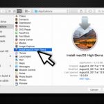 Open the installer of macos high sierra