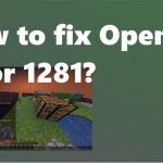 Opengl error minecraft fix