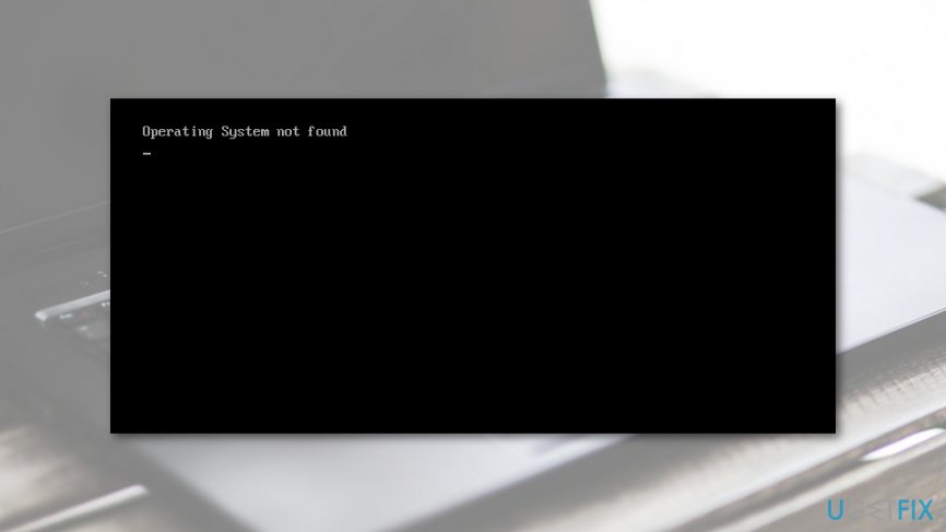 "Operating system not found” Error on Windows