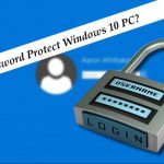 Password protect windows