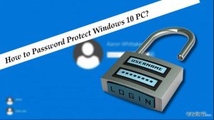 Password protect windows