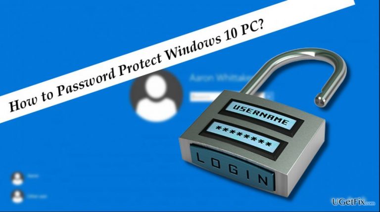 How to Password Protect Windows 10 PC?