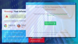 Pcprivacyprotect pc security help scam