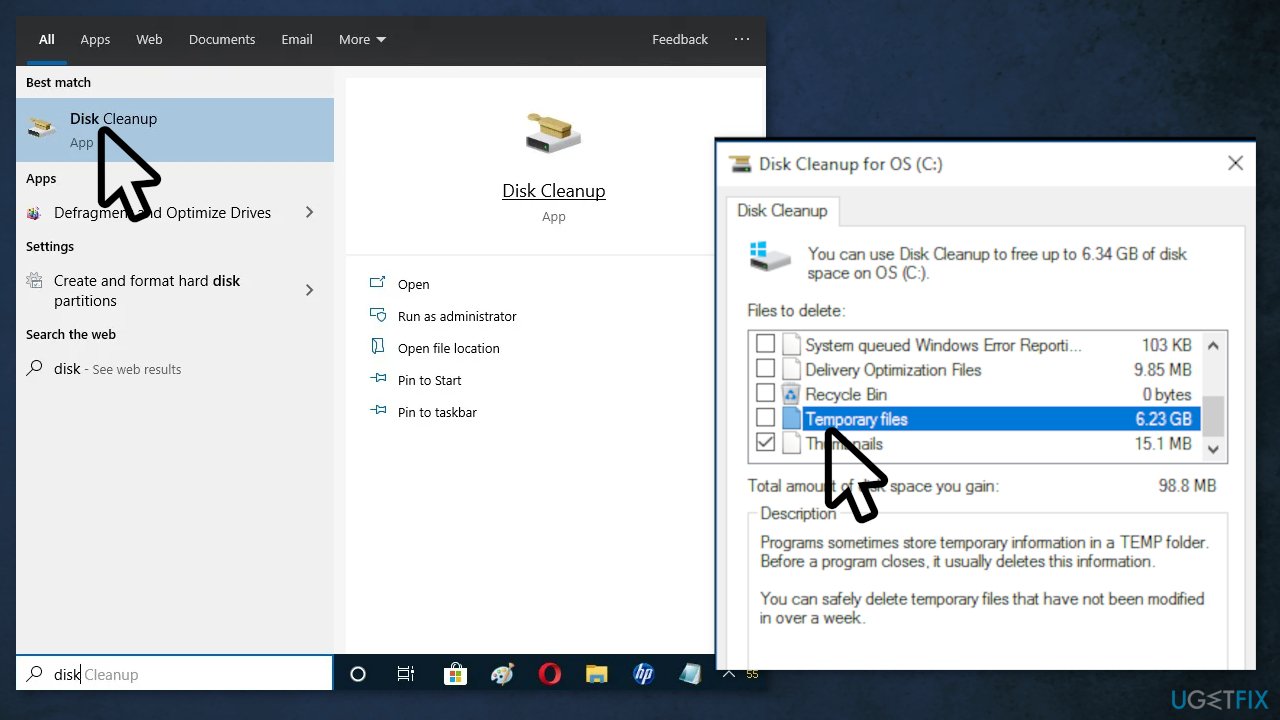 Perform a Disk Cleanup