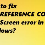 Pfn reference count blue screen error fix