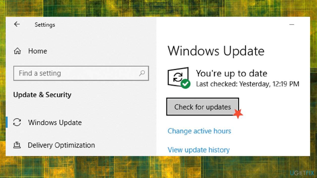 Windows OS update