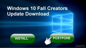 Postpone windows 10 fall creators update