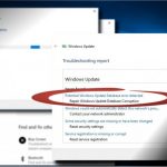 Potential windows update database error detected