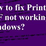 Print to padf printer fix