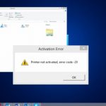 Printer not activated