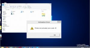 Printer not activated