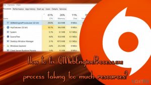 Qtwebengineprocess exe process taking too many resources fix
