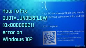 Quota underflow error fix