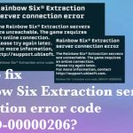 Rainbow six extraction server connection error fix