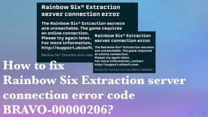 How to fix Rainbow Six Extraction server connection error code BRAVO-00000206?