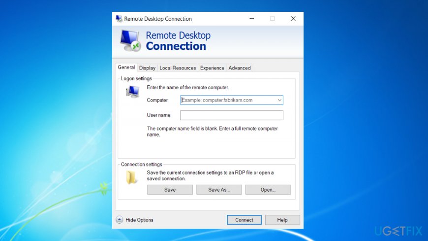 The image of RDC on Windows 7