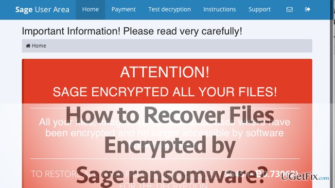 How to Recover Files Encrypted by Sage Ransomware?