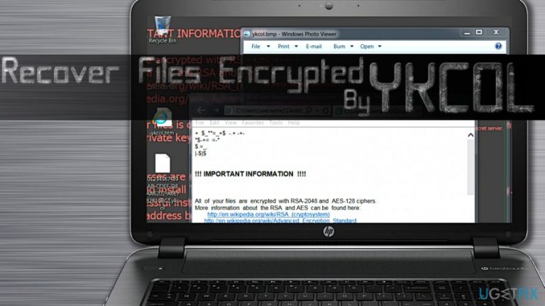 How to Recover Files Encrypted by Ykcol Ransomware?