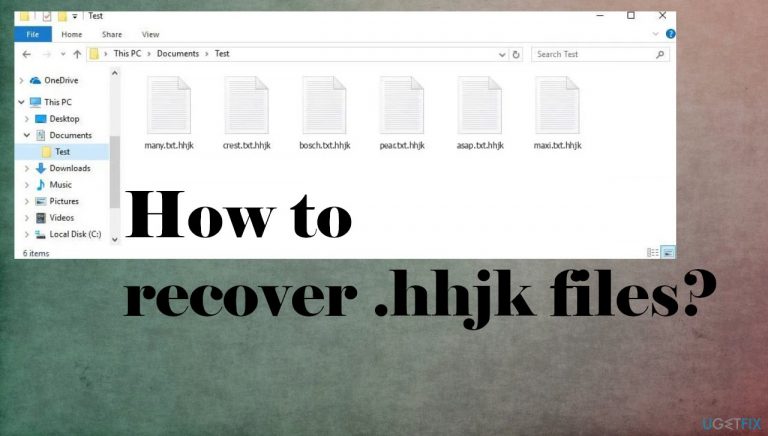 How to recover .hhjk files?