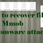 Recover mmob ransomware files
