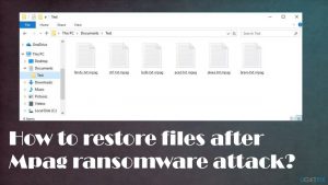 Recover mpag files fix