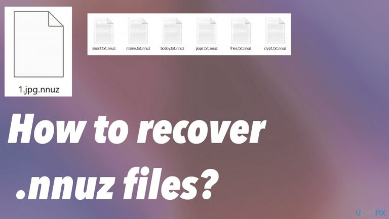 How to recover .nnuz files?