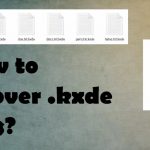 Recovering kxde files