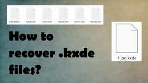 Recovering kxde files