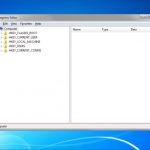 Registry editor