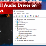 Reinstall audio driver