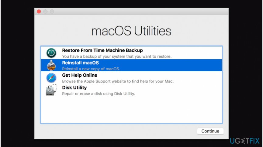 Fix "An Error has Occurred" macOS High Sierra error