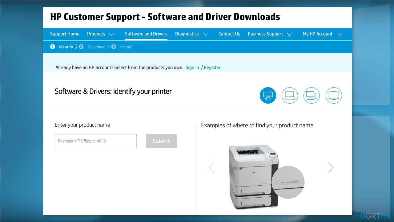 Reinstall Printer Drivers and Software