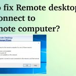 Remote connection not working fix