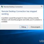 Remote desktop conection