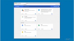 Remove chrome extensions