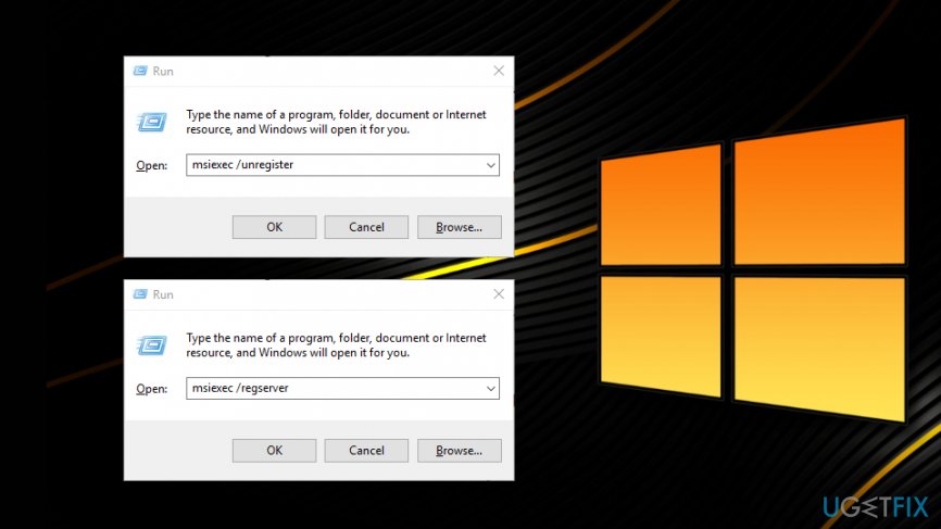 Reregister Windows Installer
