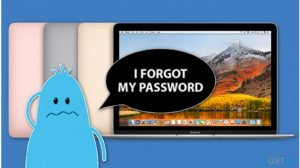 Reset forgotten password on mac